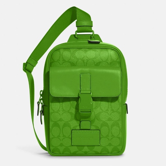 Coach Track Pack Bag | crossbody sling backpack - Picture 2 of 9